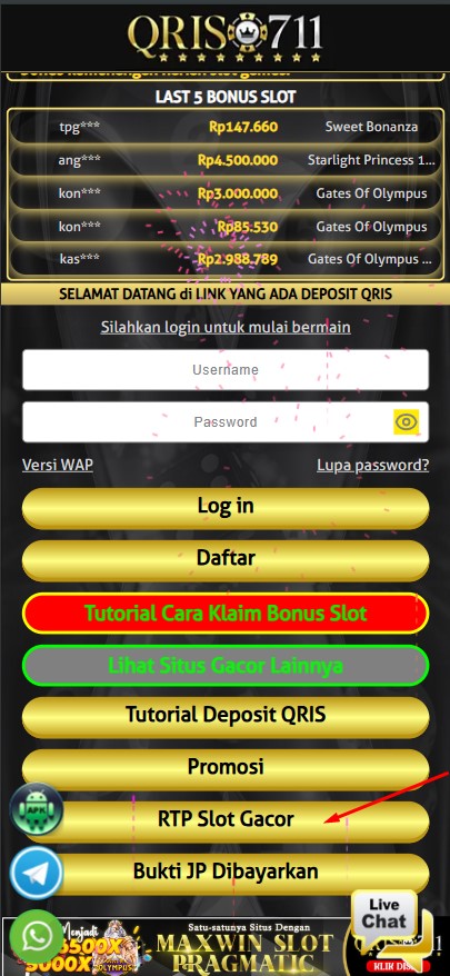 Cara Cari RTP QRIS711 Tanpa ke Live Chat