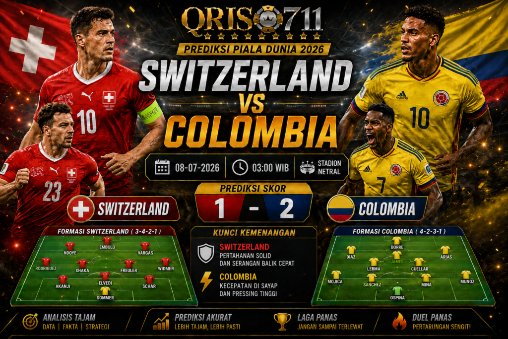 Prediksi Switzerland vs Colombia