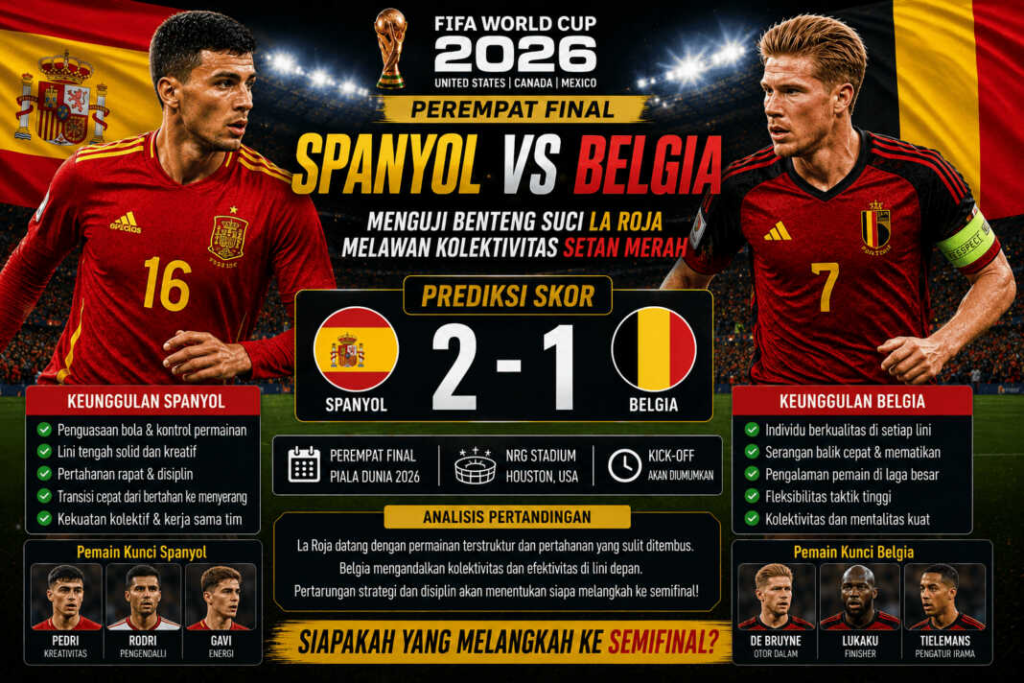 Spanyol vs Belgia